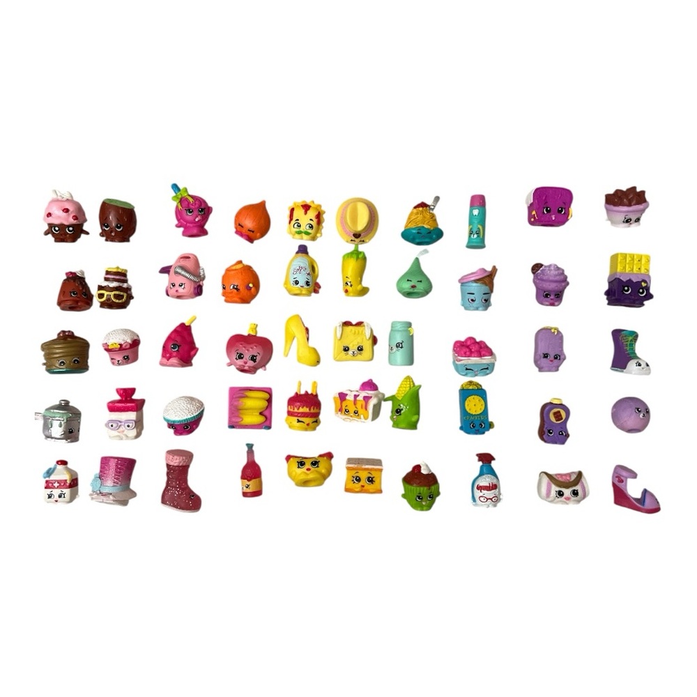 Shopkins Colorful Collectible Figures Set - lot of 50